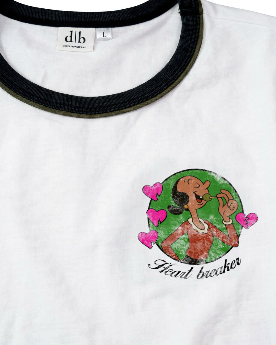 Heart breaker Ringer T-shirt
