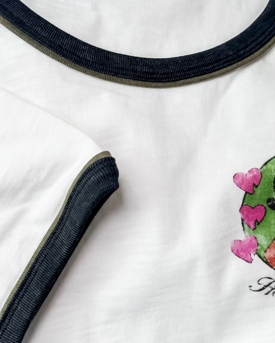 Heart breaker Ringer T-shirt