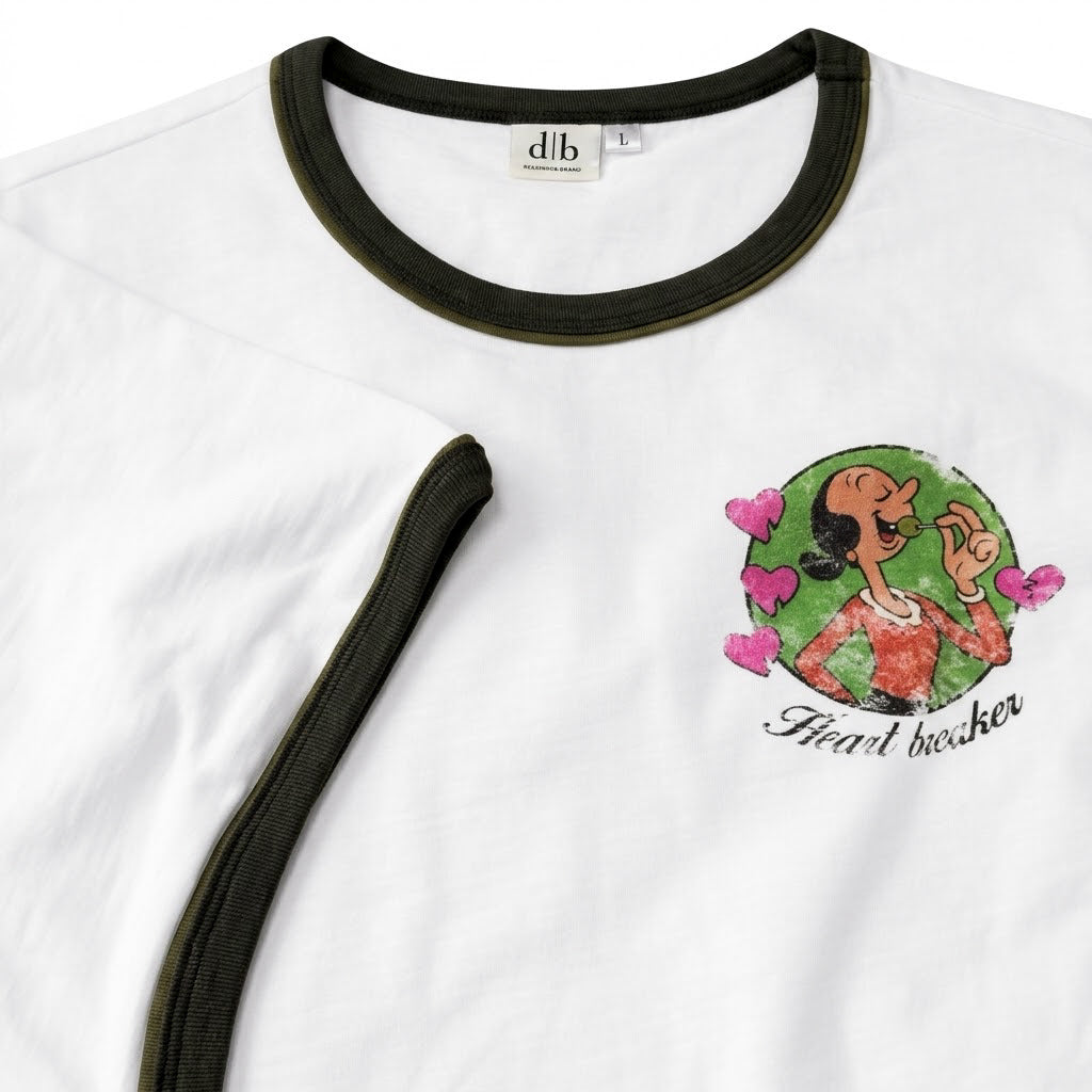 Heart breaker Ringer T-shirt