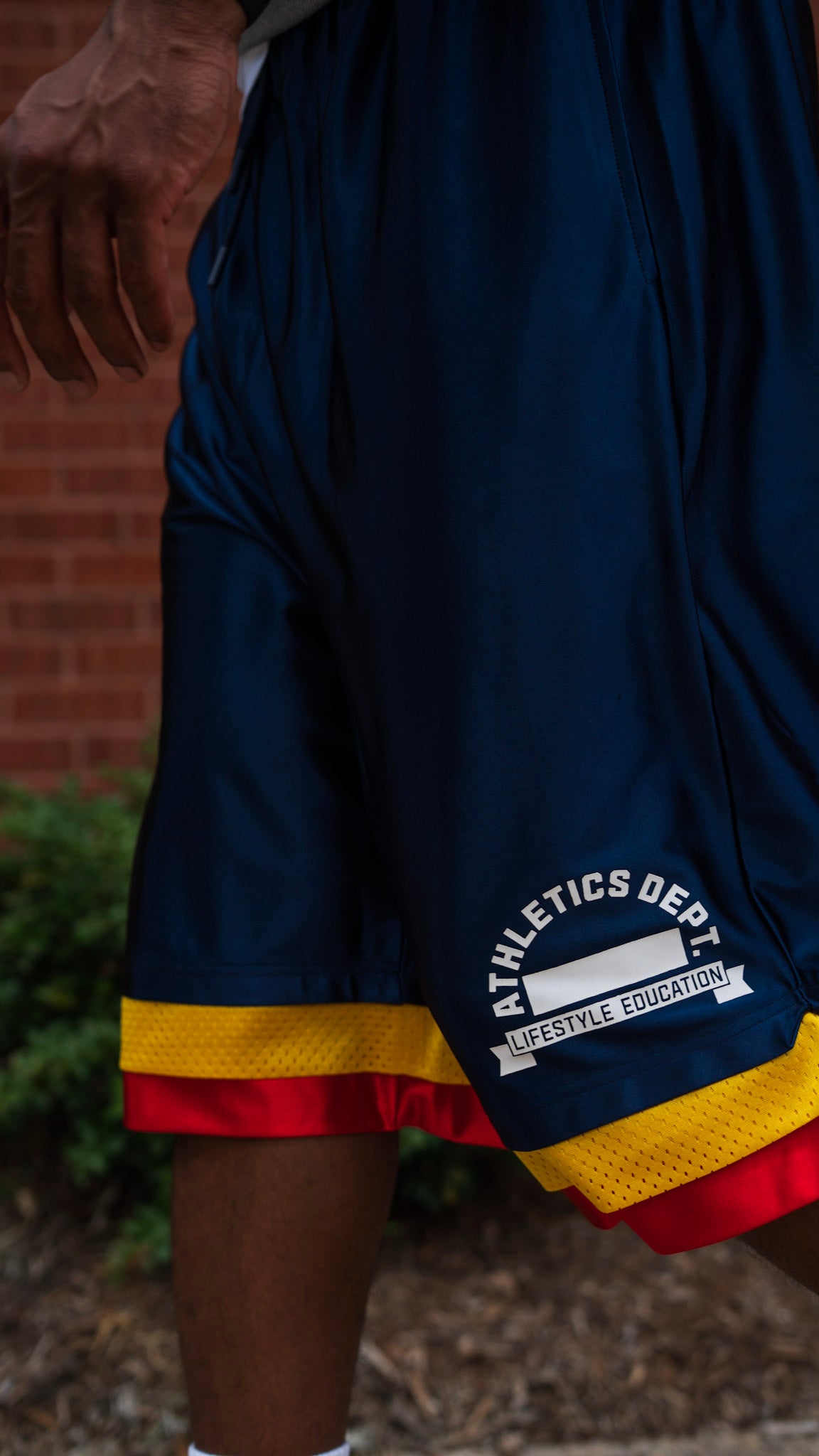 Navy Blue Layered shorts
